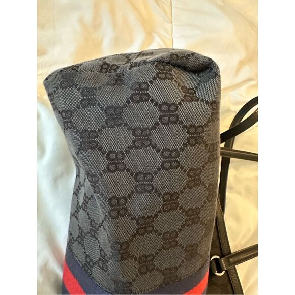 Balenciaga Gucci The Hacker Project Canvas Tote Bag - Picture 11 of 16